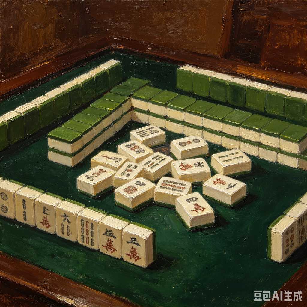 adult senior mahjong game set