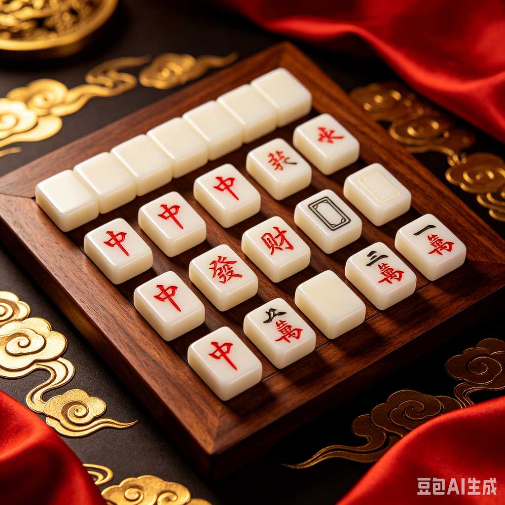 space saving mahjong game set